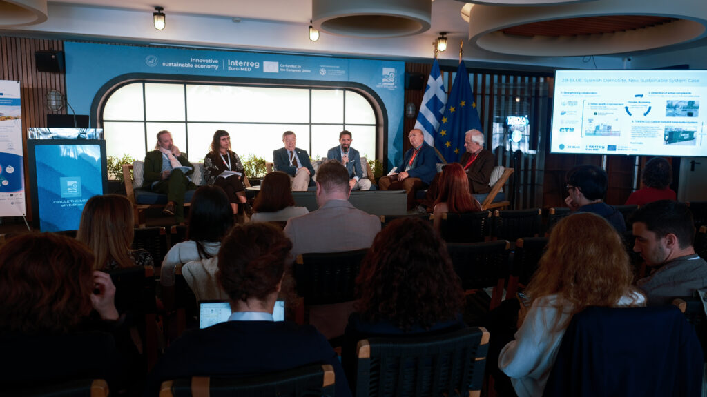 Speakers during the opening panel of the MED Innovation Summit. Photo: Emin Yiğit Koyuncuoğlu/REVOLVE