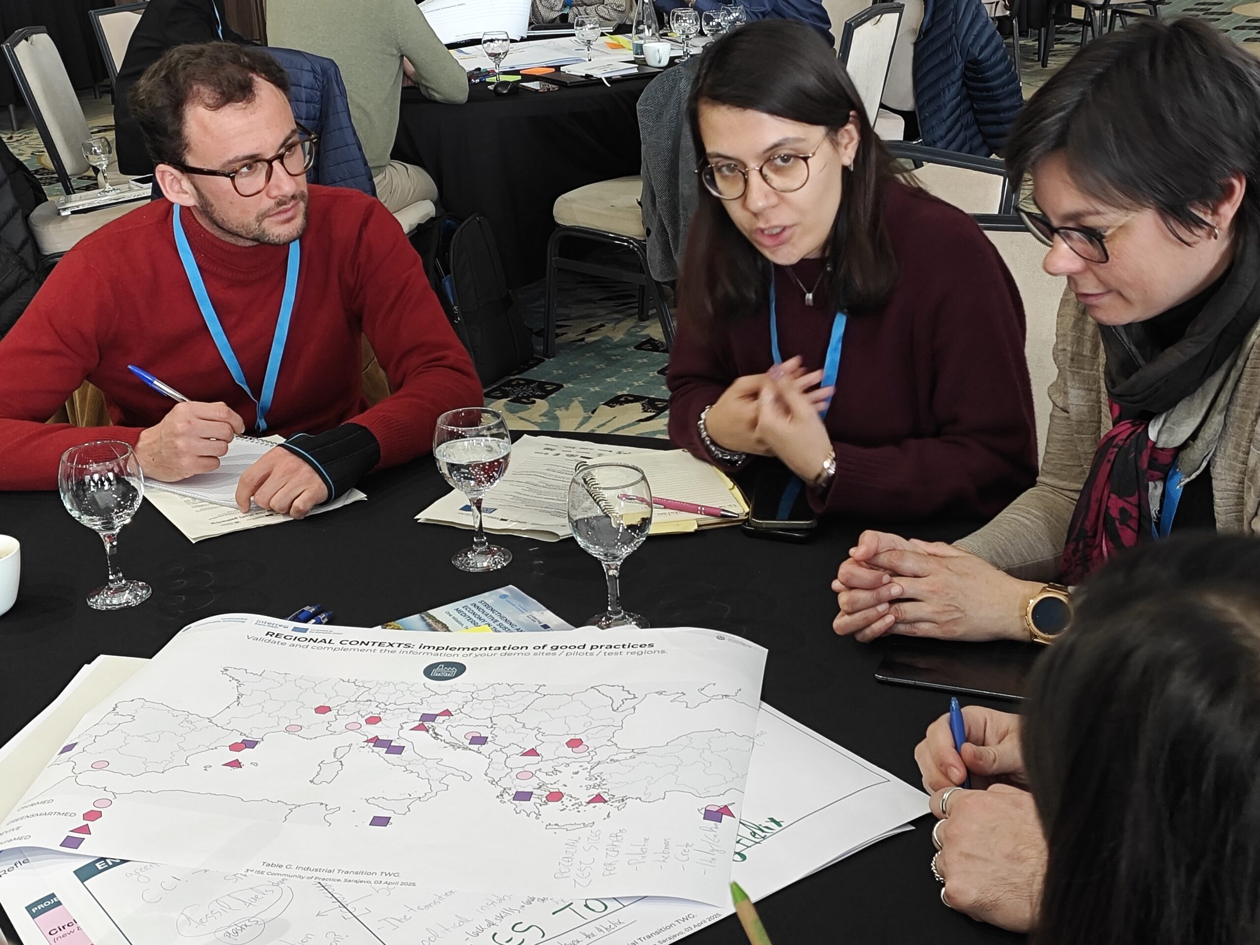 Hands-on work session during the 3rd ISE CoP meeting in Sarajevo. Photo: REVOLVE