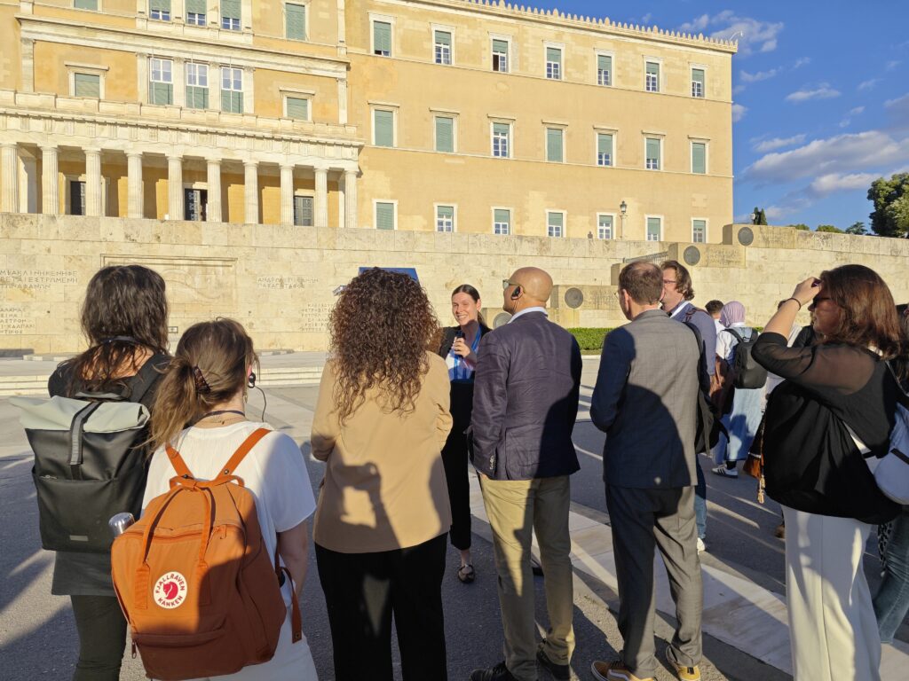 The ISE Mission during the Athens city tour