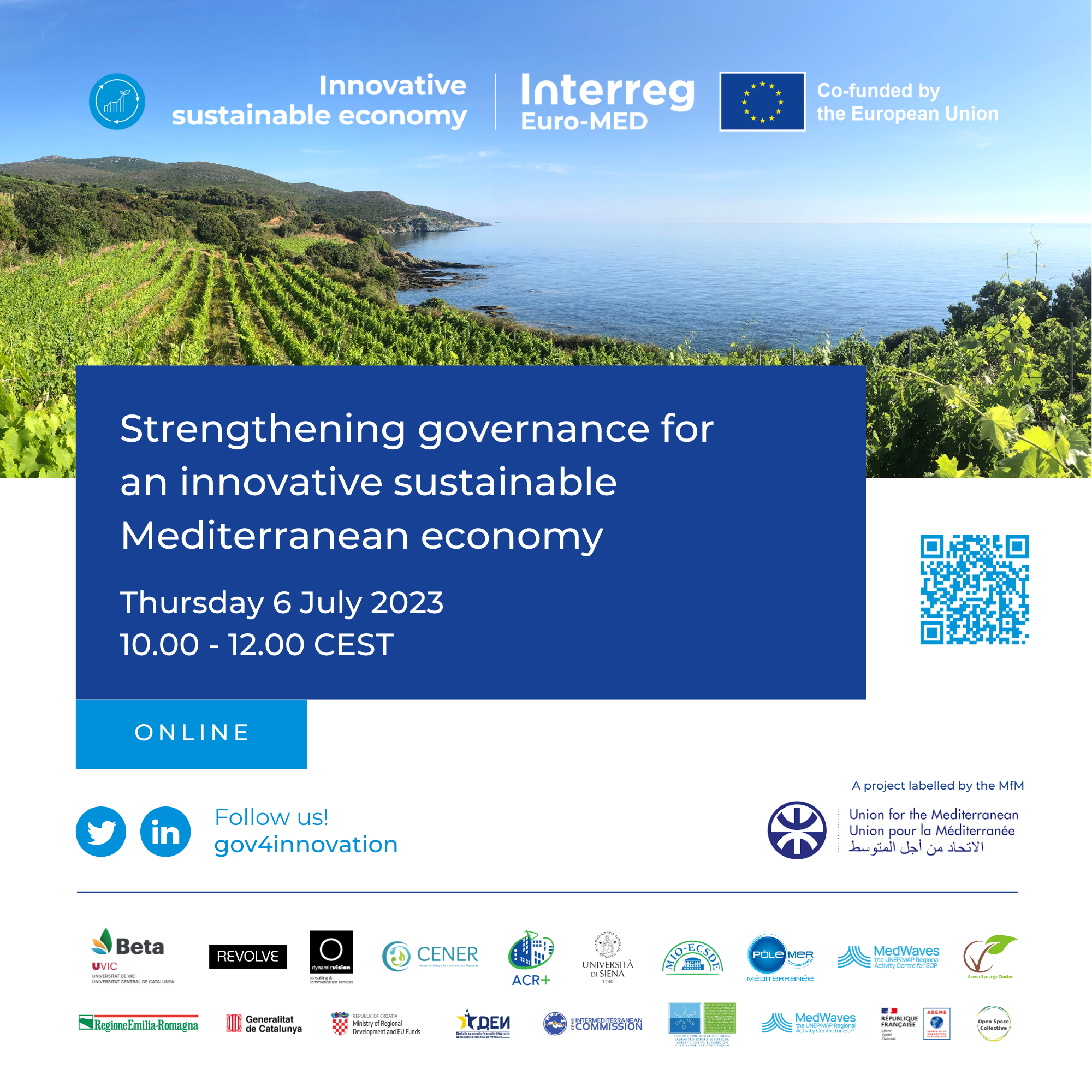 Strengthening governance for an innovative sustainable Mediterranean economy - Event